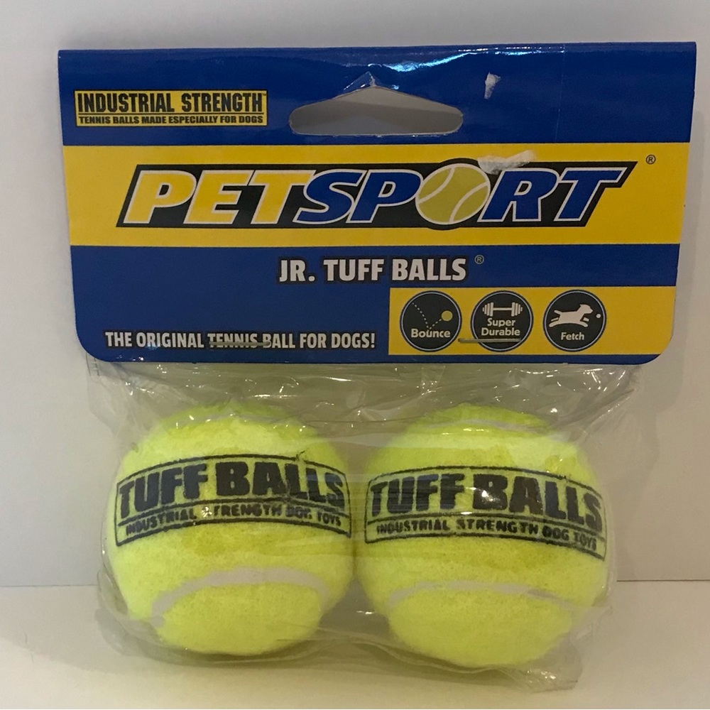 BNIB - Petsport 2 Pack Jr. Tuff Small Tennis Balls